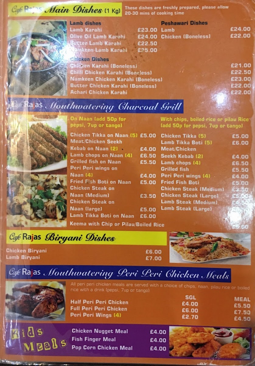 Cafe Raja's Menu - Image 5